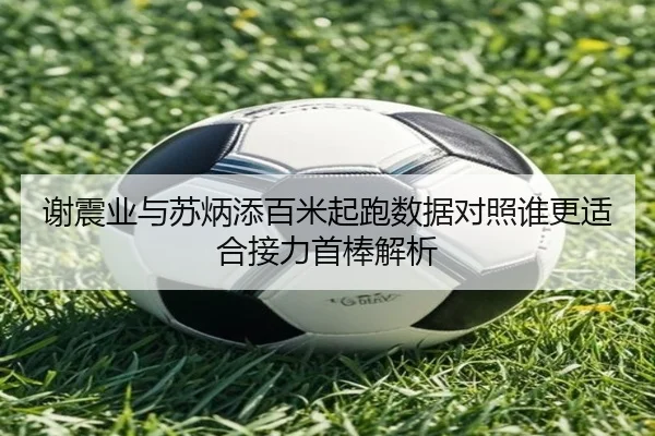 谢震业与苏炳添百米起跑数据对照谁更适合接力首棒解析